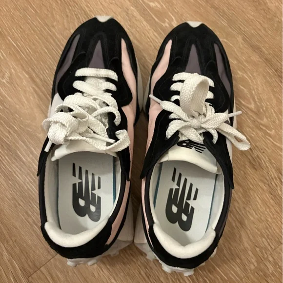 New balance 327 sneakers navy pink 8.5 - Picture 4 of 5